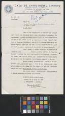 Carta de Alfredo Cândido ao General Norton de Matos