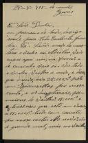 Carta enviada por João Antunes Barbosa a Alexandre de Vilhena