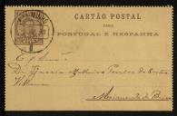 Cartão postal enviado por Clara a Inácia Malheiro Pereira de Castro Vilhena