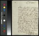 Carta enviada por Pedro José Martins a Teresa Vitória Calheiros de Meneses