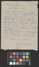 Carta do General Norton de Matos a Francisco de Aragão e Melo