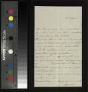 Carta enviada por Inácia a Alexandre de Albuquerque Vilhena Moura Pegado