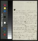 Carta enviada por José Calheiros e Maria Cândida do Patrocínio a Ventura