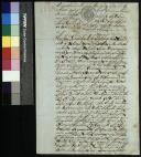 Escritura de consignação e contrato que faz D. Maria Rosa de Azevedo ao Reverendo José de Sá Abreu Coutinho