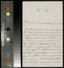 Carta enviada a Clara Carolina de Malheiro pelo seu tio e prima