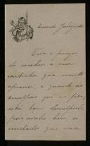 Carta enviada por Amélia Augusta a João António Vilhena