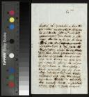 Carta enviada por Joana Isabel Maria a Clara Carolina das Dores Malheiro