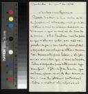 Carta enviada por Sebastião a Inácia Pereira de Castro Vilhena