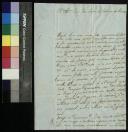 Carta enviada por Maria Isabel de Araújo Abreu Bacelar a José Lopes de Calheiros e Meneses