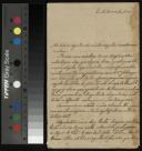 Carta enviada por Frederico Justiniano de Sousa e Castro a Clara Carolina das Dores Malheiro e Meneses