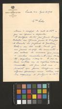 Carta de Francisco Sande Lemos ao General Norton de Matos