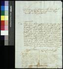 Procuração que passa António Luís Coutinho a Elias José do Vale, para que possa arrecadar do Arcediago de Oriola na Sé de Évora, a pensão referente ao ano de 1748
