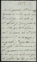 Carta enviada por Maria José da Costa Alpoim a Teresa Vitória de Calheiros e Meneses