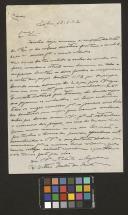 Carta de Ester Norton de Matos a Manuel Jerónimo de Matos