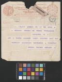 Telegrama de Hélder Ribeiro ao General Norton de Matos