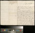 Carta de José de Araújo Távora e Brito a Pedro Pinto Ribeiro de Alexandria