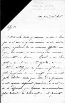 Carta recebida de João Inácio de Araújo Lima