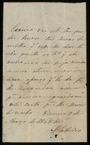 Carta escrita por C. Malheiro e dirigida ao Caseiro da Quinta de Soutelo