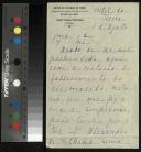 Carta enviada por Maria Leopoldina Kopke Pimentel a Inácia Malheiro de Vilhena