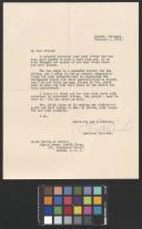 Carta de Thomas Howard Birch ao Major José Norton de Matos