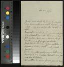 Carta enviada por João a Alexandre de Albuquerque Vilhena Moura Pegado