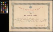 Diploma de exame de instrução primária de Isilda Rego