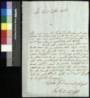Carta de José Pinto de Meireles a Francisco de Abreu Coutinho acerca do envio de um vestido e da conta do alfaiate