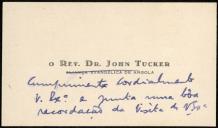 Carta do Reverendo John Tucker ao General Norton de Matos