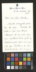Carta enviada por Eduardo Marques a José Norton