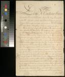 Carta de colação, confirmação, instituição, título e posse do Reverendo João Luís de Sousa Sarmento de Meneses