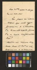 Carta de Bartolomeu Severino a José Norton de Matos