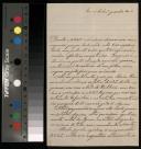 Carta enviada por Frederico Justiniano de Sousa e Castro a José Pereira de Castro