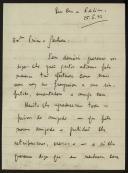 Carta enviada pelo Conde d'Aurora a Inácia Malheiro Pereira de Castro de Vilhena