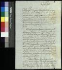 Carta de Gonçalo de Abreu Coutinho a D. Maria Josefa de Alpuim do Rego e Castro acerca de umas propriedades de um prazo em Geraz do Lima 