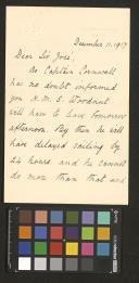 Carta de Lancelot Carnegie a José Norton de Matos